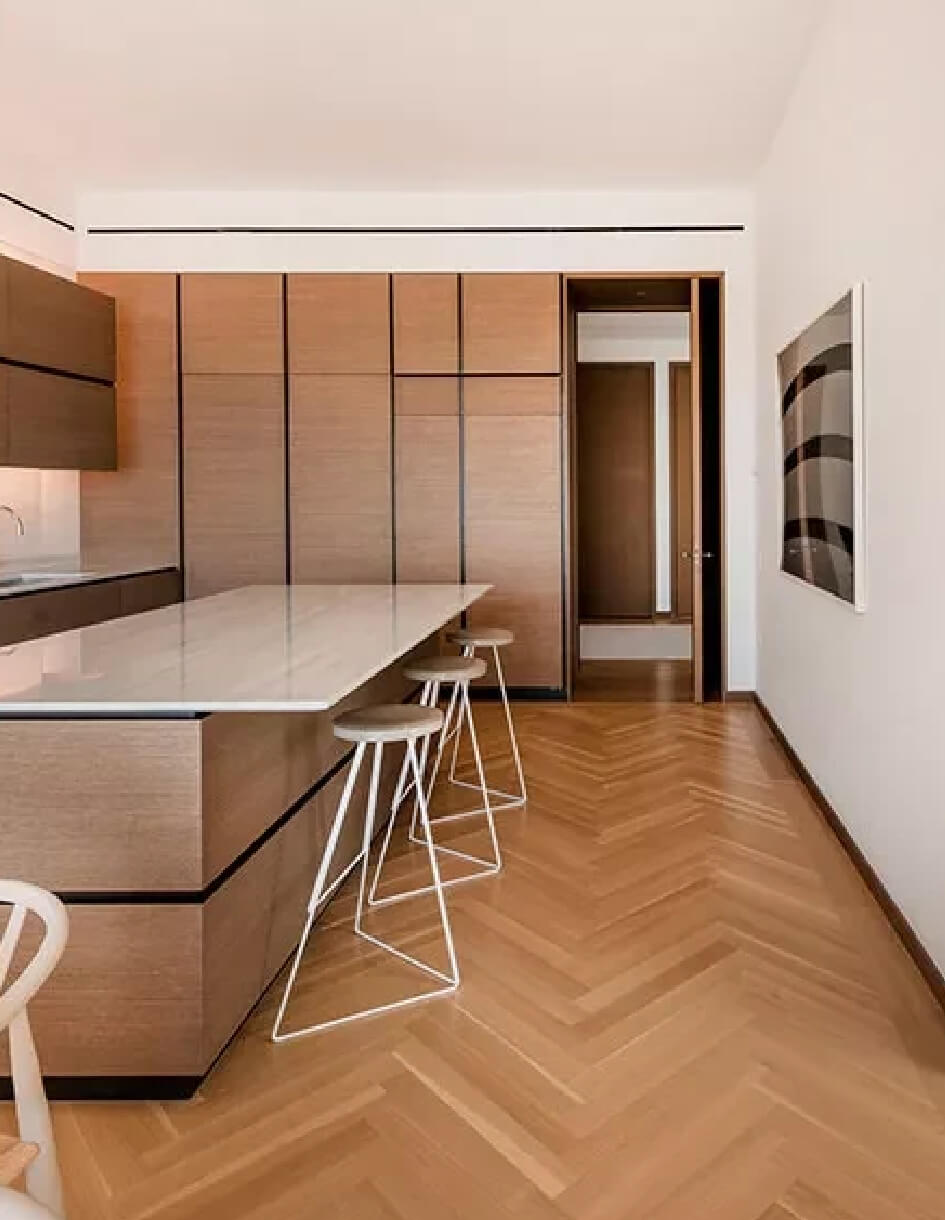 Vedere dormitor principal penthouse